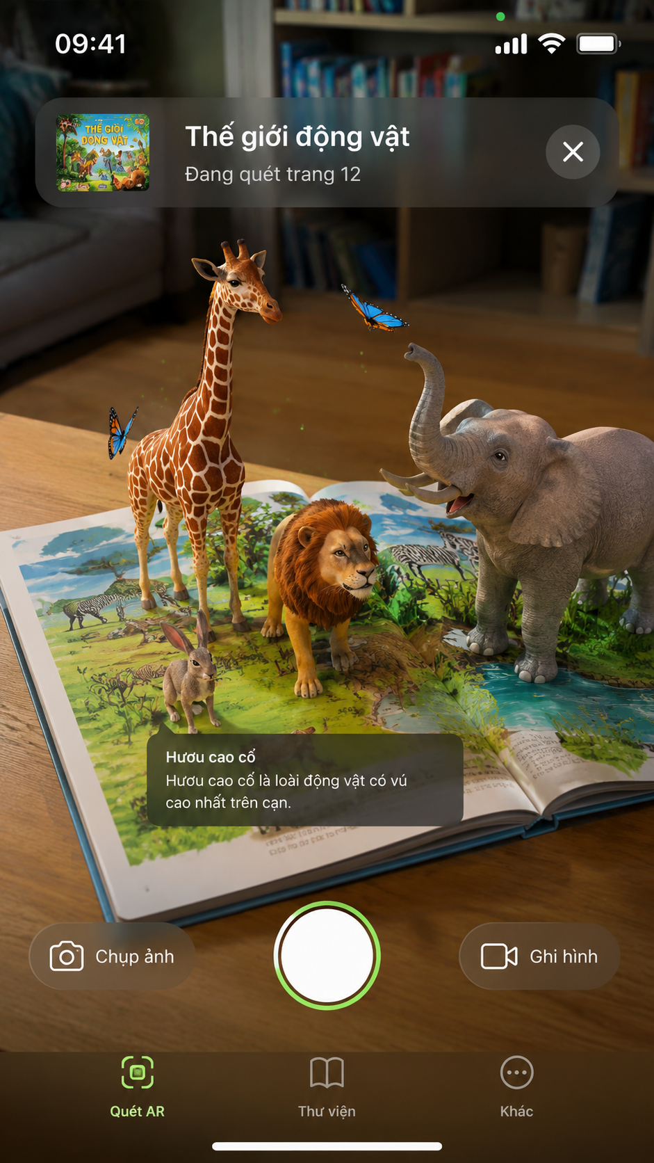 Màn hình ứng dụng VieKids